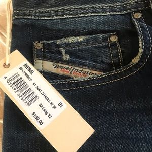 Men’s Diesel Zathan jeans 32x32 NWT